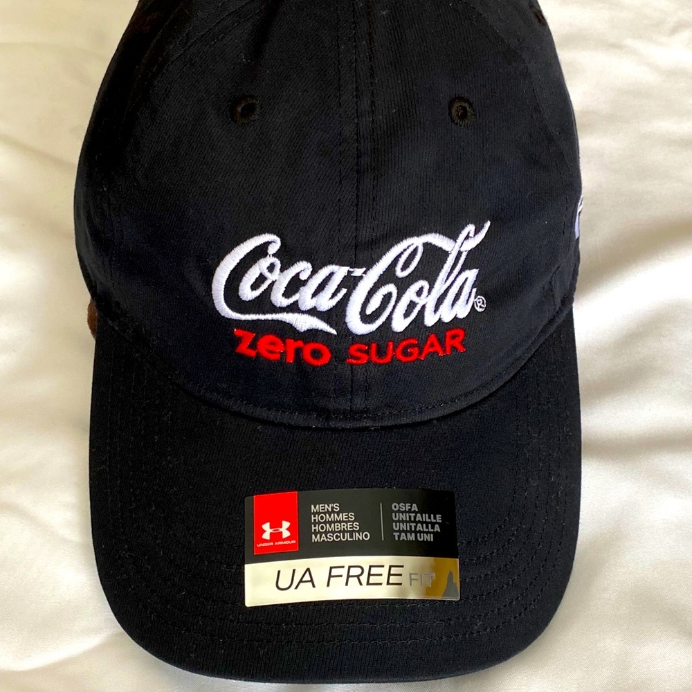 Men’s black Coca-Cola Under Armor hat